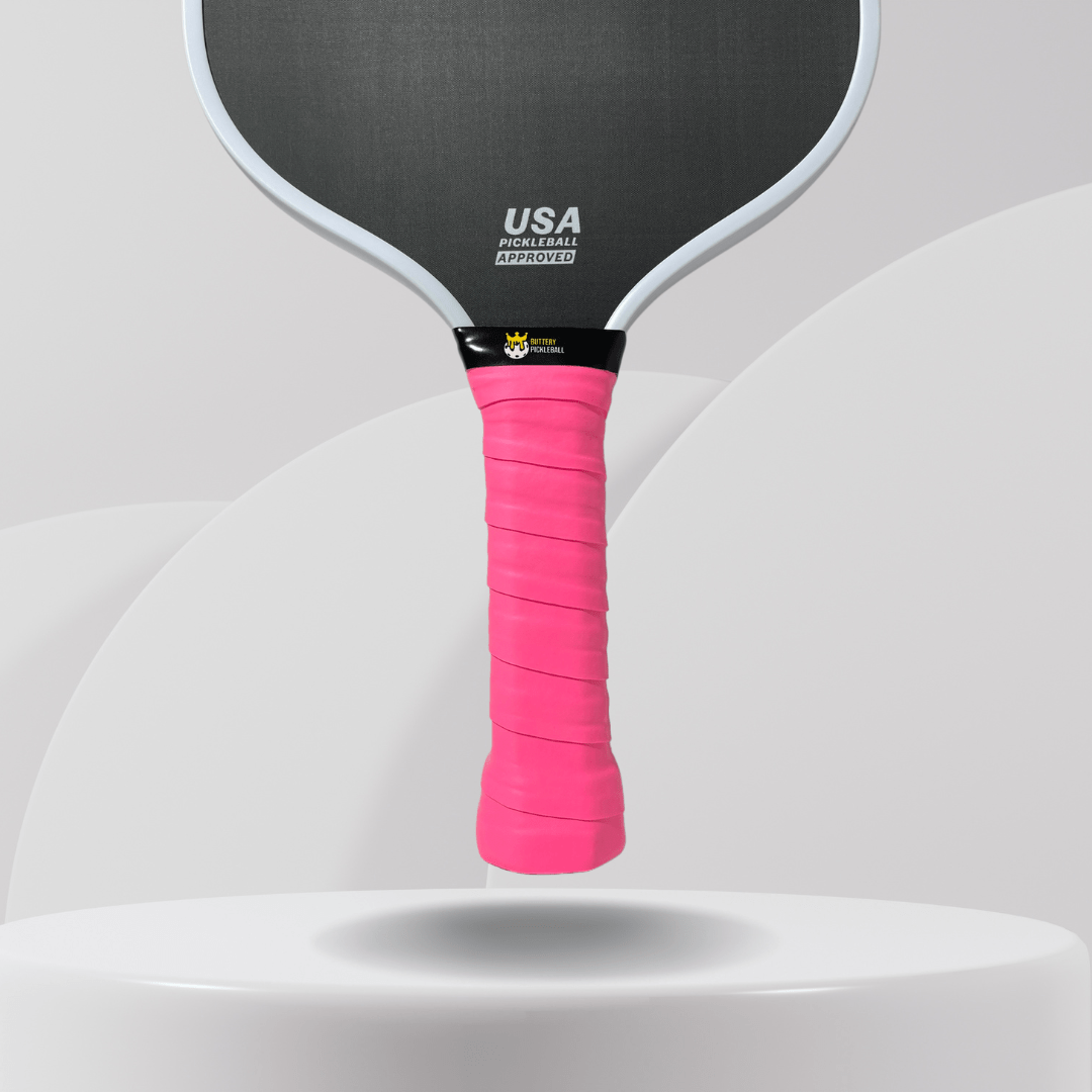 Neon Pink - Buttery Tack Grip - Buttery Pickleball