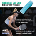 Pickleball Gel Grip - 5.25 Inches Long - Soft Feel - Light Blue - Buttery Pickleball