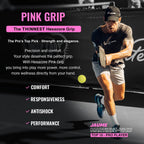 Pickleball Grip - 5.25 Inches Long - Regular Soft Feel - Pink - Buttery Pickleball