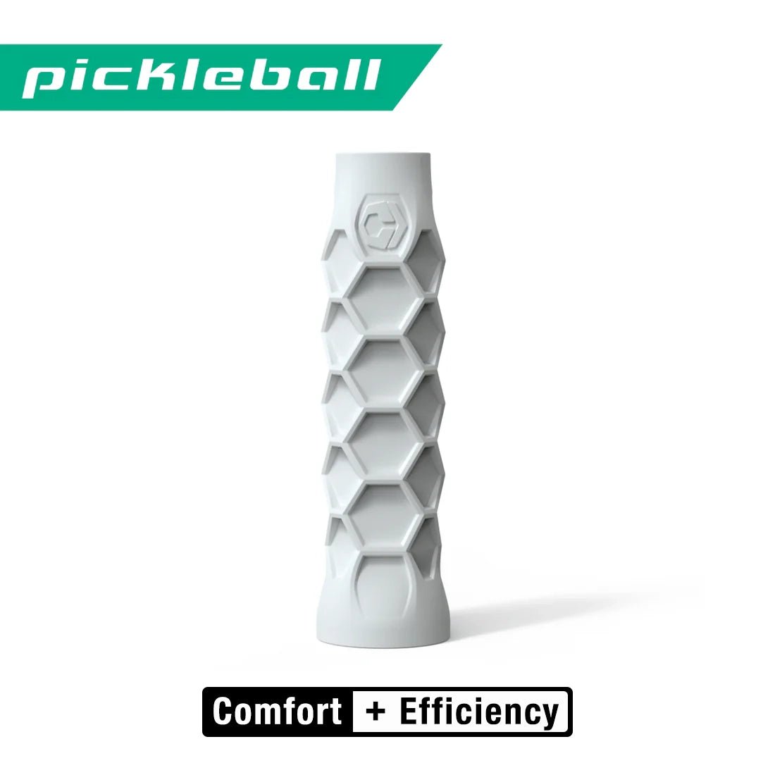 Pickleball Grip - 5.25 Inches Long - Regular Soft Feel - White - Buttery Pickleball