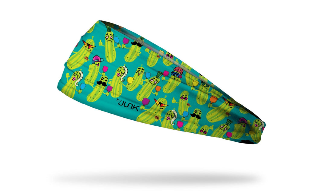 Pickleballin Pickles Headband by JUNK - Buttery Pickleball