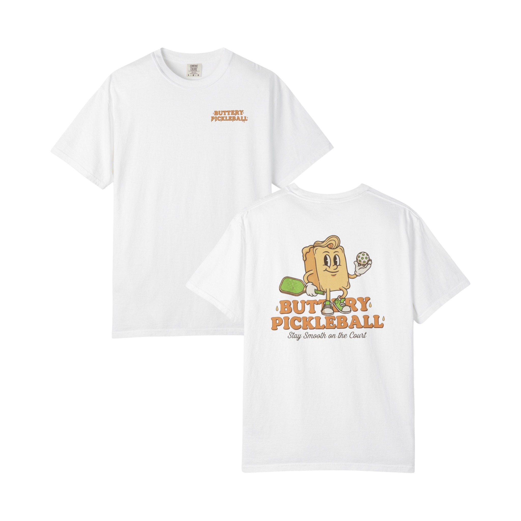 Stay Smooth T-Shirt - Buttery Pickleball